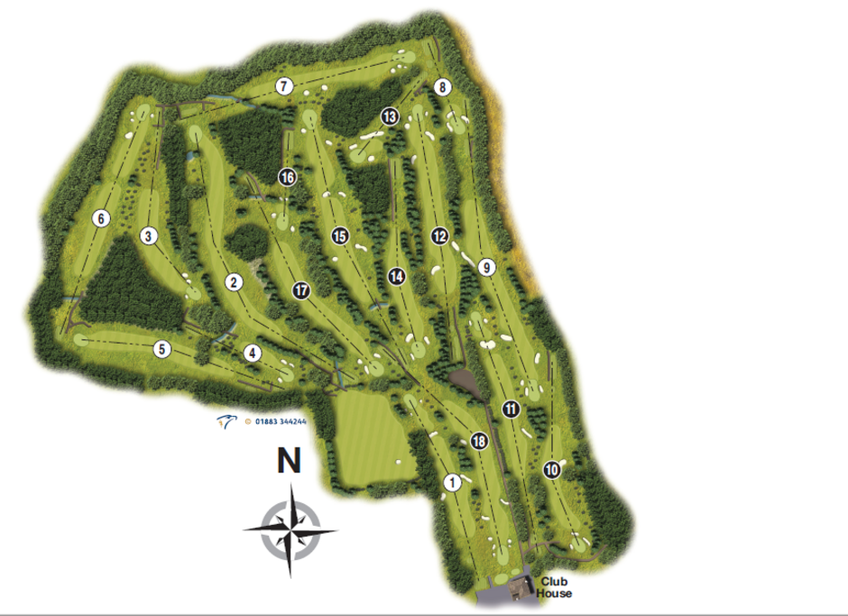 Course Map Golf Club, Essex, Colchester